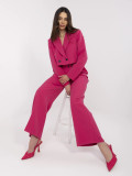 Elegantní komplet v růžové barvě