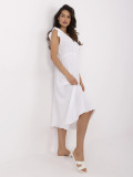 Bílé letní midi šaty