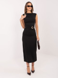 Černé elegantní midi šaty