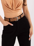 Černé mom jeans s páskem