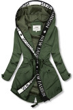 Olivově zelená parka FASHION