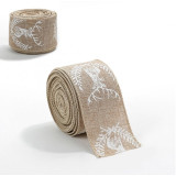 Vánoční stuha NATURE 5cm x 2m