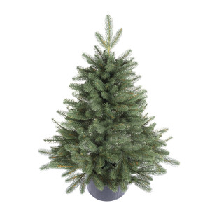 Vánoční stromek v květináči 3D Smrk MORITZ 80 cm