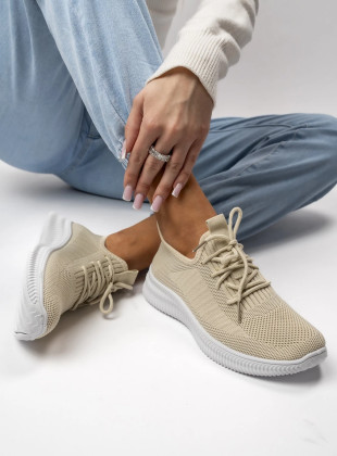 Dámské minimalistické sportovní tenisky JADE v béžové