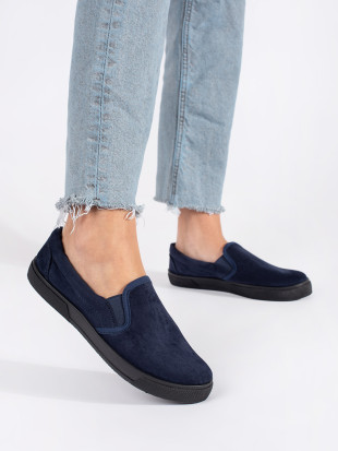 Tmavě modré slip-on tenisky