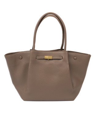 Tmavě béžová shopper taška