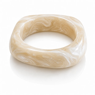 Hranatý pryskyřicový náramek CREME