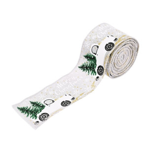 Vánoční stuha DRIVING 5cm x 5m