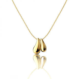 Náhrdelník DROPLET zlacený 14k zlatem