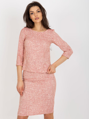 Elegantní červená halenka s 3/4 rukávem