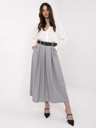 Elegantní maxi sukně se stylovým páskem