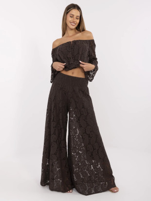 Elegantní boho kalhoty s krajkou